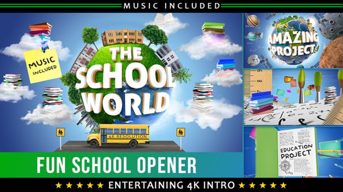 Intro Education Editable Video Templates - Envato
