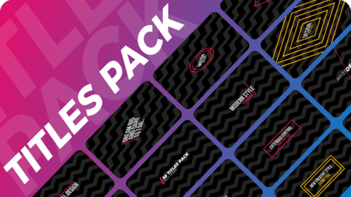 Dynamic Modern Typography Titles with Minimal Geometric Animations