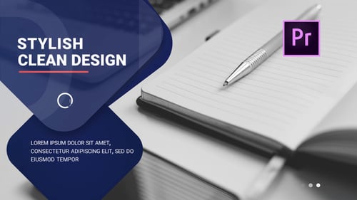 Dynamic Corporate Slideshow Featuring Clean Geometric Transitions