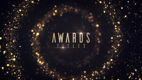 Golden Particle Titles for Awards and Celebrations