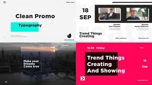 Clean Promo Typography