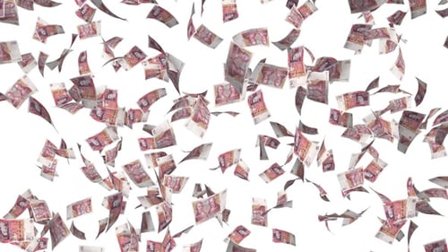 Argent Tomber Pounds Pluie