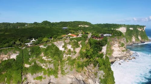 Fly Along Uluwatu Temple