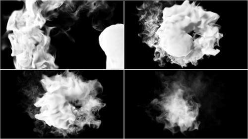 Dynamic Smoke Fluid Transition Reveal