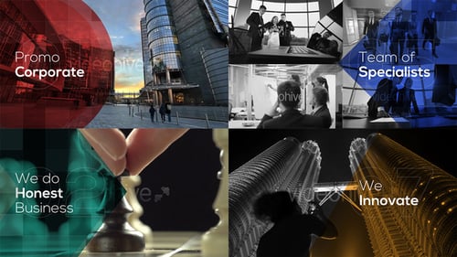 Corporate Business Intro with Modern Design Elements