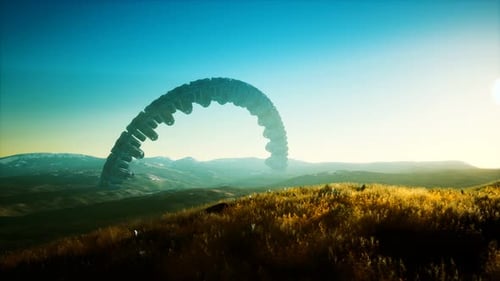Unidentified Flying Object at the Earth