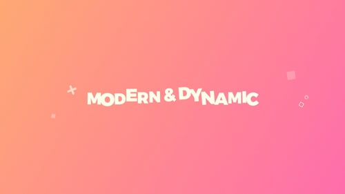 Dynamic Modern Opener for Promotional Videos