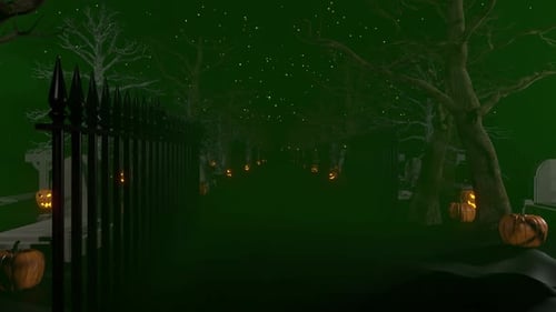 Madera de calabaza de Halloween 04 4k