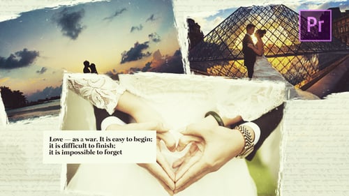 Fluid Paint Photo Slideshow Opener