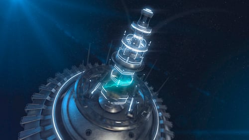 Space Station Core Logo Reveal