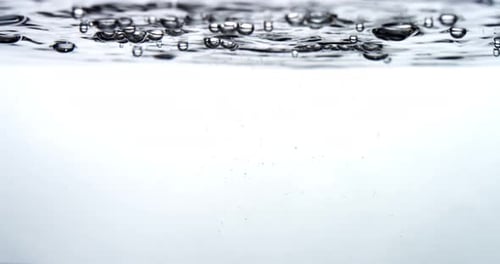 Water with Bubbles and Liquid Movement