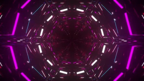 4k Cyber Tunnel Vj Loops 1