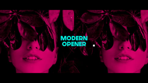 Dynamic Modern Fast Opener with Glitch Effects