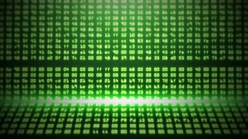 Code HEX de programmation vert