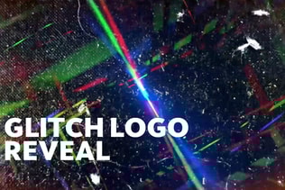 Glitch Logo Reveal
