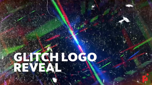 Glitch Logo Reveal
