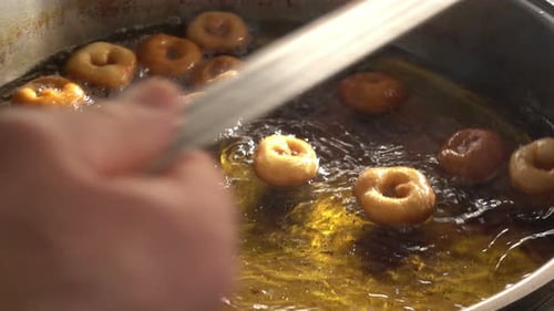 Turkish Anatolia Traditional Sweet Dessert Donut Named Lokma