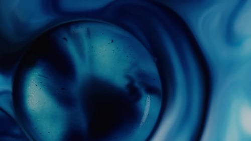 Abstract Liquid Paint Swirl Background