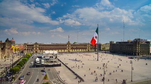 Praça Central da Cidade do México, o Zócalo