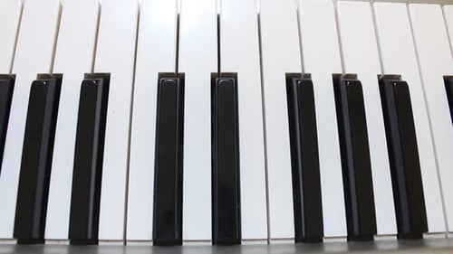 Black And White Piano Keys