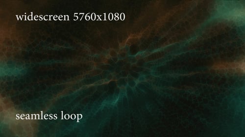 Widescreen Abstract Fluid Energy Field Loop