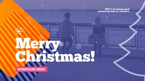 Flat Christmas Broadcast Pack