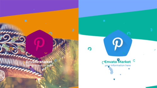 Abstract Splash Logo Reveal – Explosive Flat 2D Animation with Dynamic Burst Shapes Background Intro