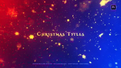 Christmas Titles Mogrt