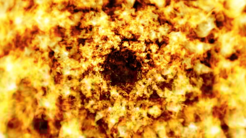 Dynamic Fiery Blast Reveal Transition