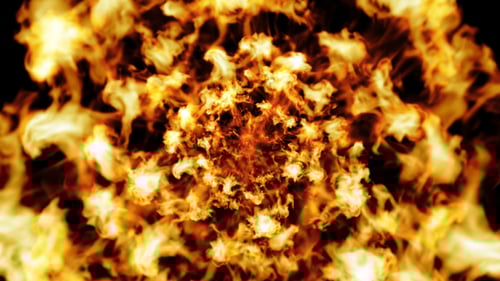 Fiery Inferno Explosion Reveal Transition