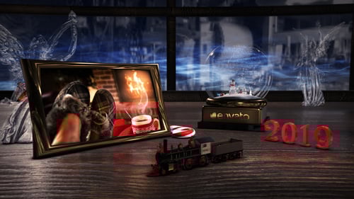 Minimal Animated Lines Travel Template Opener