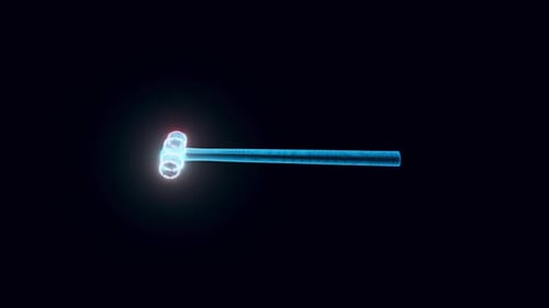 Sledge Hammer Hologram 4k