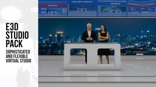 Element 3D Broadcast Studiopaket