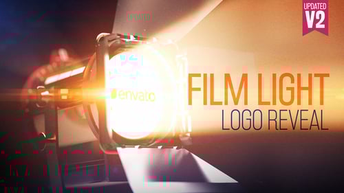 Cinematic Spotlight Logo Reveal Intro