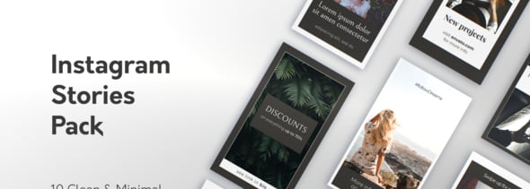 Minimal Instagram Stories