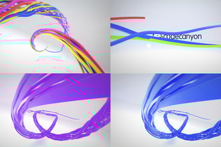 Colorful Ribbon Logo Reveal