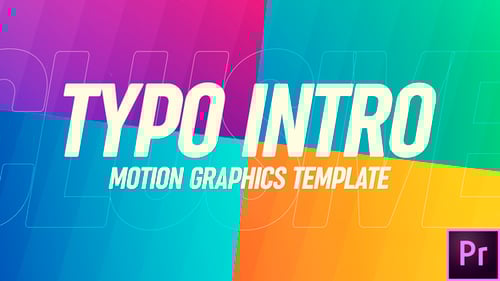 Dynamic Clean Typography Intro for Business Presentations