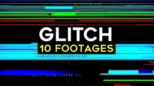 Dynamic Glitch Digital Distortion Effects Pack for Video Transitions