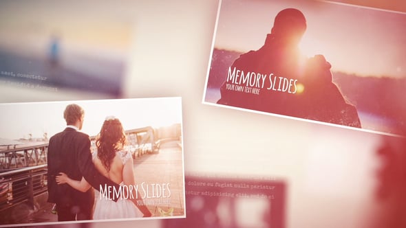 Sentimental Animated Photo Slideshow with Custom Text, Video Displays ...
