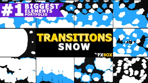 Transiciones en la nieve | After Effects
