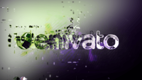 Fast Digital Glitch Logo Intro