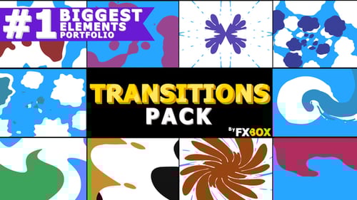 2D FX Liquid Transitions | After Effects