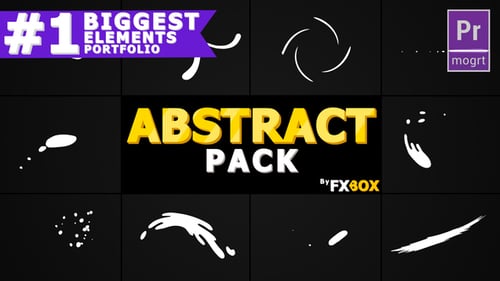 Abstract Shape Elements | Premiere Pro MOGRT