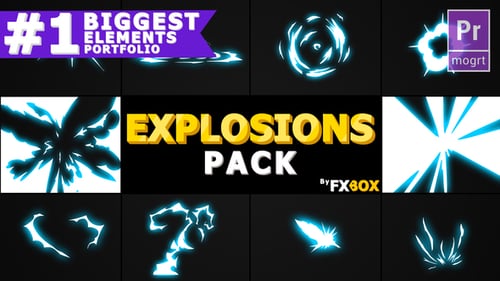 Energy Explosions And Transitions | Premiere Pro MOGRT