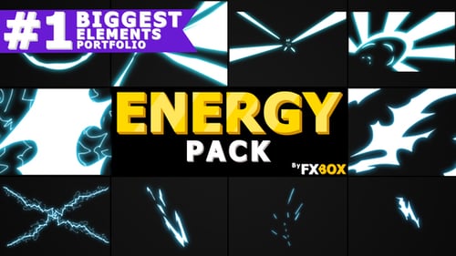Flash FX Energy Elements | Motion Graphics Pack
