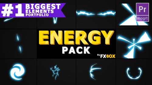 Flash FX Energy Elements And Transitions | Premiere Pro MOGRT