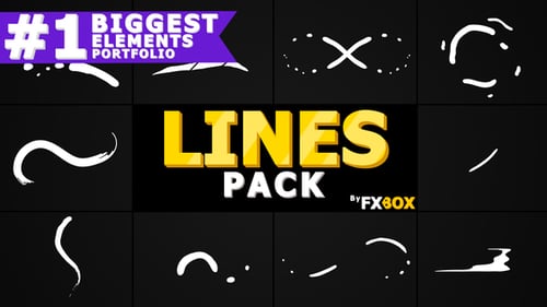 Flash FX Shape Lines | Motion Graphics Pack