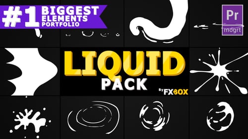 Liquid Motion Elements And Transitions | Premiere Pro MOGRT
