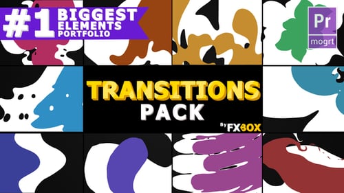 Hand Drawn Fluid Liquid Transitions Pack