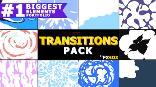 Animated Fluid Hand-Drawn Liquid Transitions